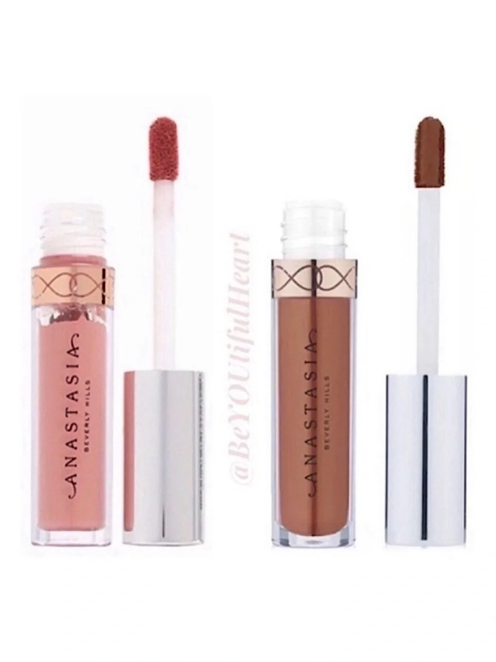 Anastasia Beverly Hills Mini Liquid Lipstick Duo in Crush and Ashton, 2 x 2.3 g